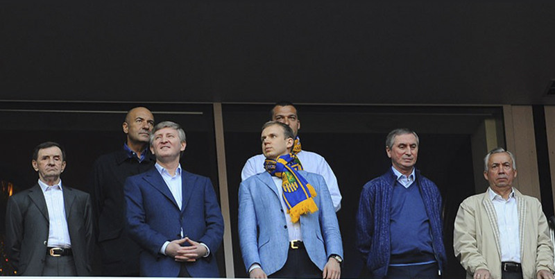 На снимке: президент ФК