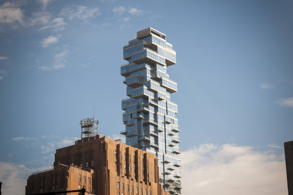 Башня 56 Leonard Street от Herzog & de Meuron в Нью-Йорке
