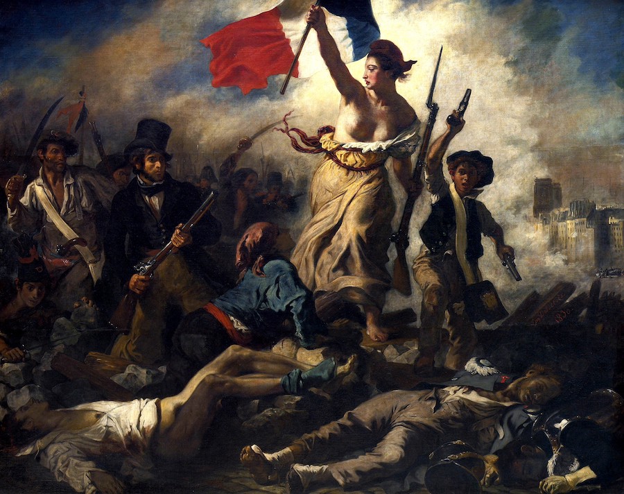 «Свобода, ведущая народ», Эжен Делакруа, 1830 год