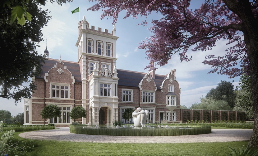 Визуализация Athlone House после завершения реконструкции