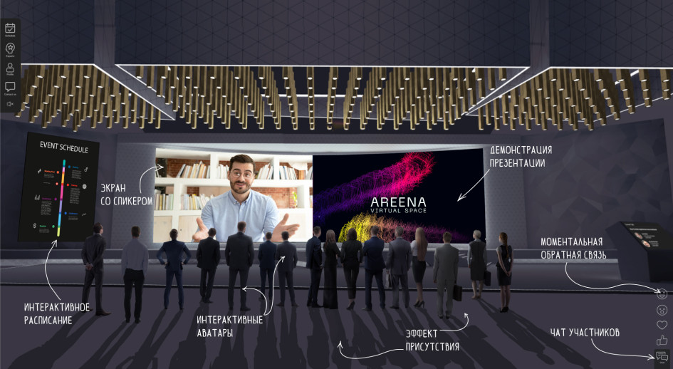 Описание мероприятия на Areena Virtual Space