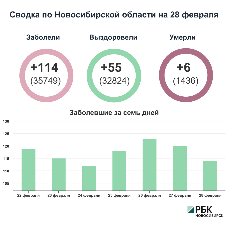 Коронавирус в Новосибирске: сводка на 28 февраля