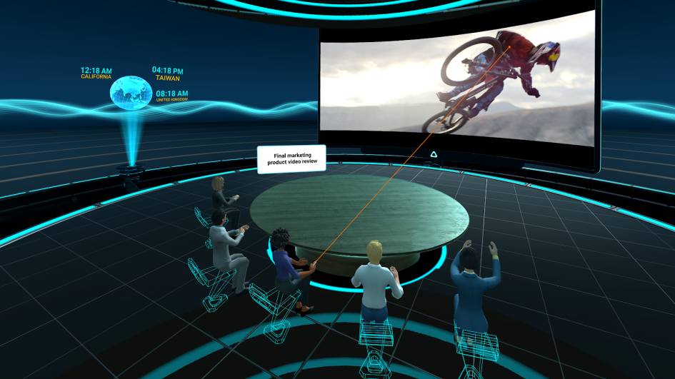 Встреча команды HTC Vive на платформе Vive SYNC
