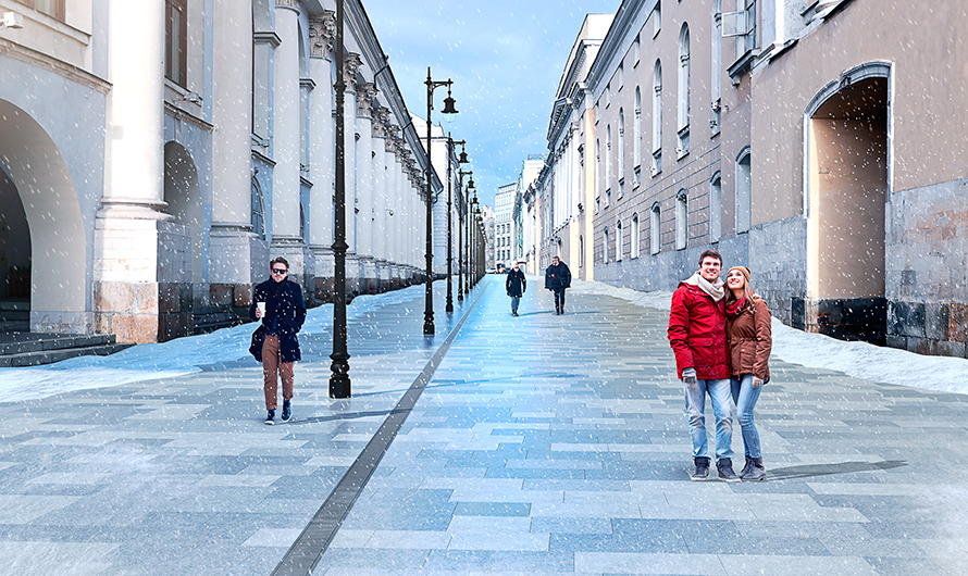Проект благоустройства в Рыбном переулке