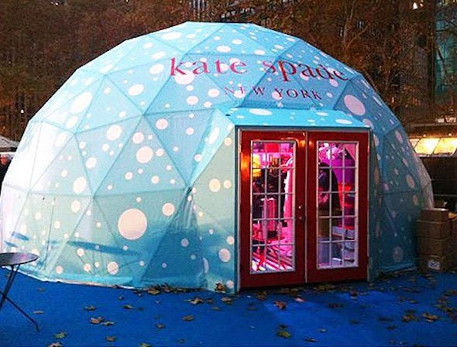 Дизайн поп-ап магазина Kate Spade