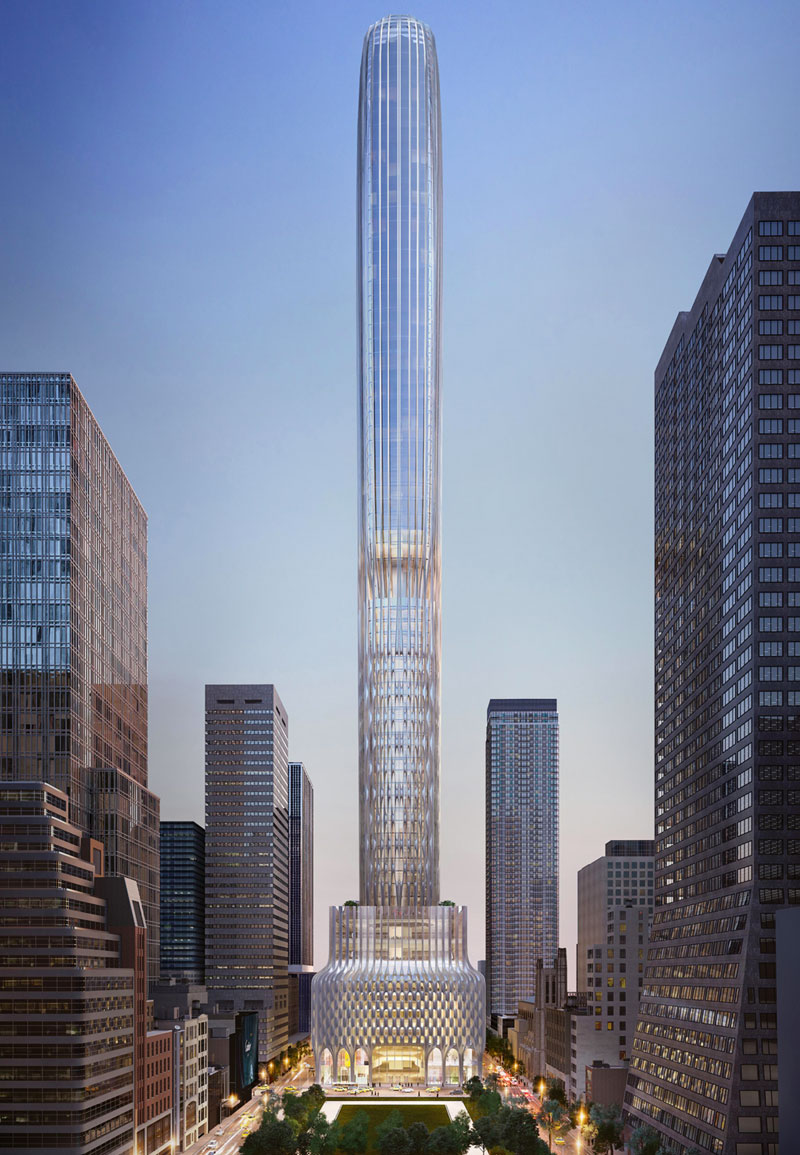 Небоскреб высотой 426 метров построят по проекту Zaha Hadid Architects