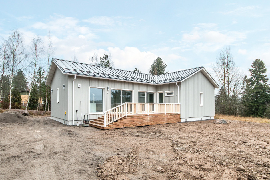 Односемейный дом в Финляндии, построенный из модулей Knauf Prefab Construction