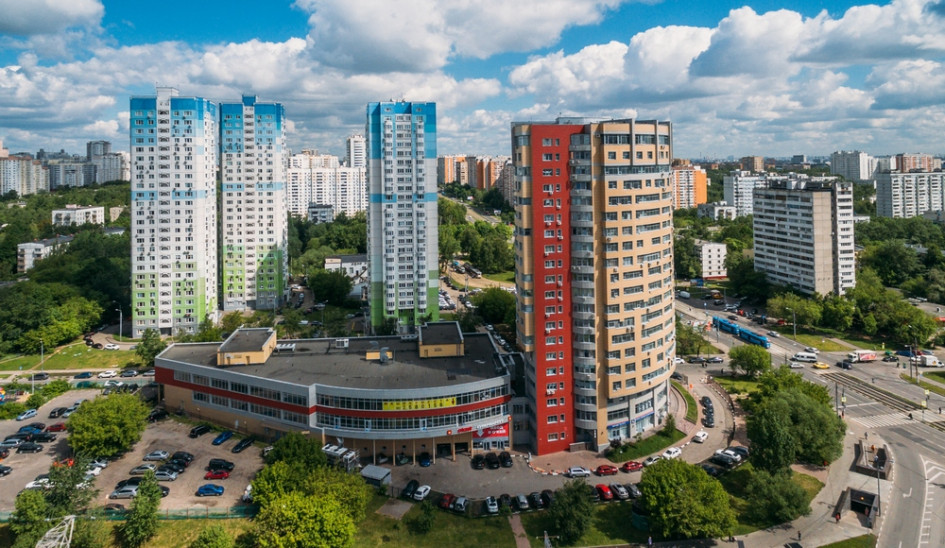 Новые дома на Балаклавском проспекте в Зюзине