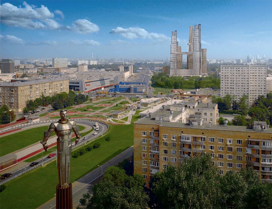 Проектный план размещения высотного жилого комплекса «Нескучный Home & Spa» в Донском районе
