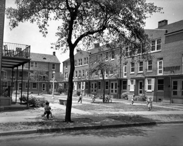 Рис. 1. Жилой комплекс Iberville, Новый Орлеан