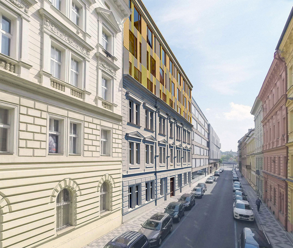 Проектный вид Valentinka Residence и ул. На Валентнице