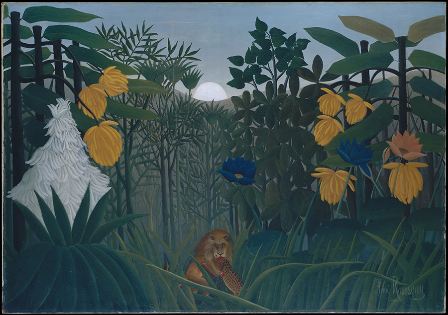 «Трапеза льва», Анри Руссо, 1907 год