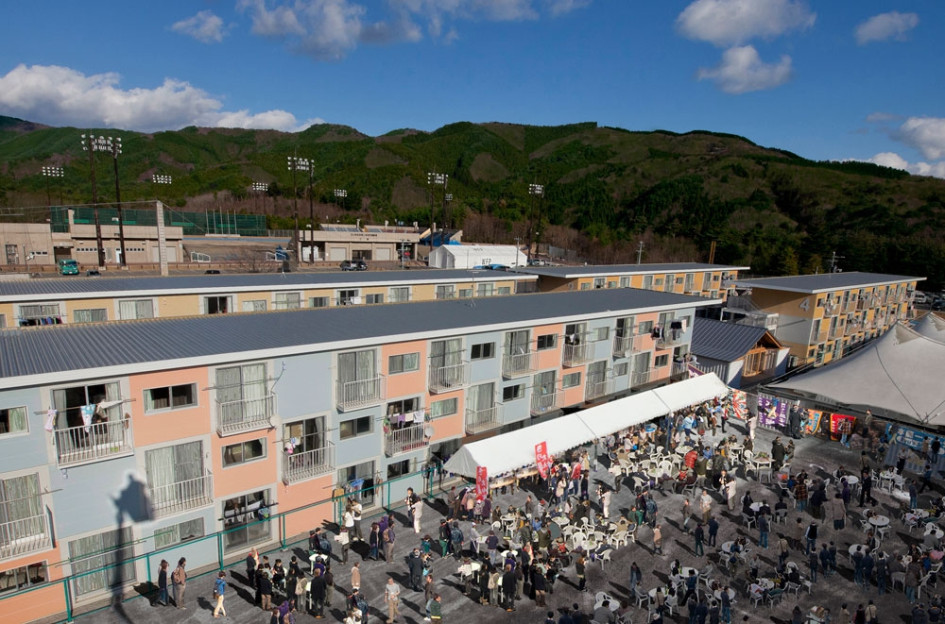 Container Temporary Housing, 2011, Onagawa, Miyagi, Japan