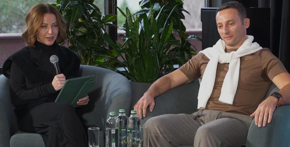 Элина Тихонова и Алексей Воскобойник (АФК «Система»)