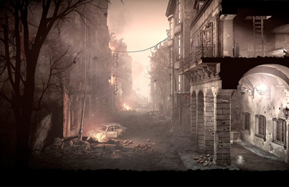 Кадр из игры This War of Mine