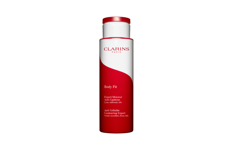 Антицеллюлитный крем-гель с эффектом лифтинга Body Fit, Clarins на основе экстракта листьев айвы направлен на три типа жировых клеток, ответственных за появление целлюлита. В результате использования кожа становится более гладкой, подтянутой и бархатистой