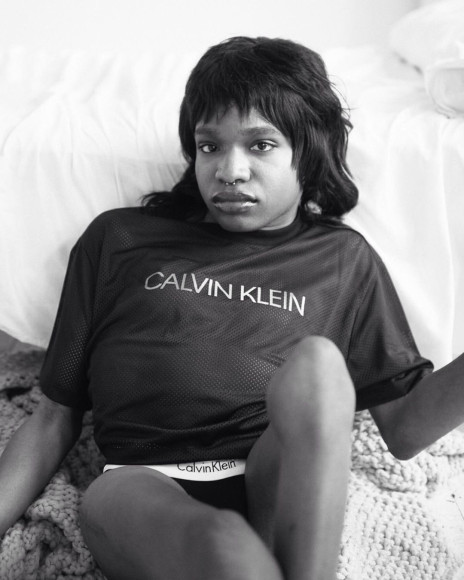 Аарон Роуз Филип в съемке Calvin Klein