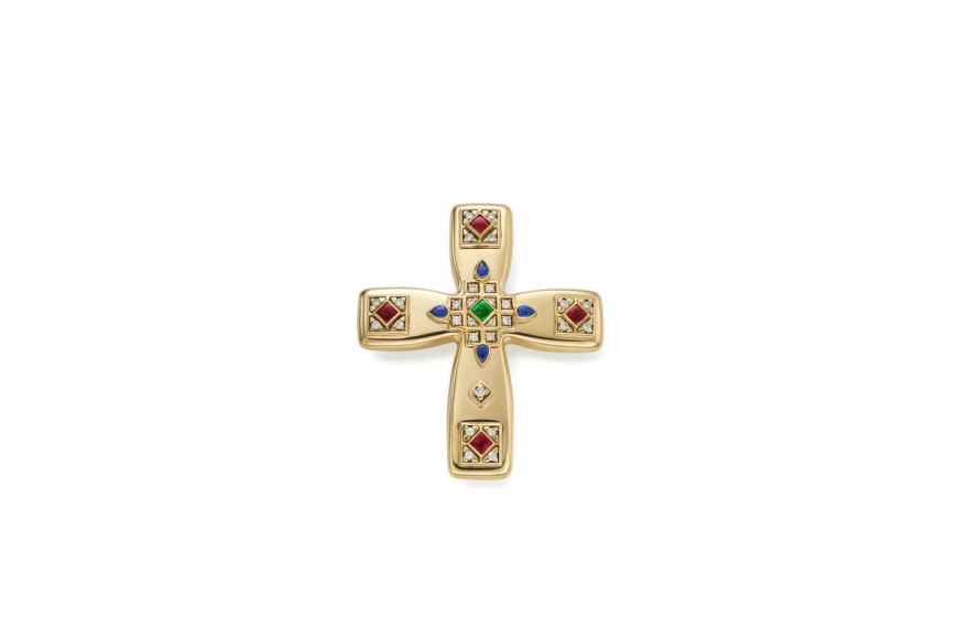 Брошь "Византийский крест", Cartier, ок. 1993