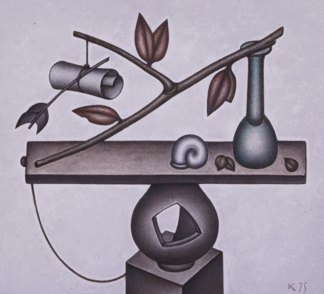 Дмитрий Краснопевцев. Равновесие. Холст/масло, 1975 г.