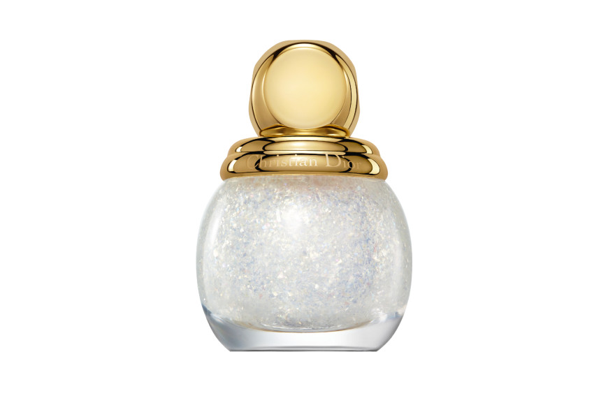 Верхнее покрытие для ногтей Diorific, оттенок 011 «Золотой снег», Golden Nights, Dior