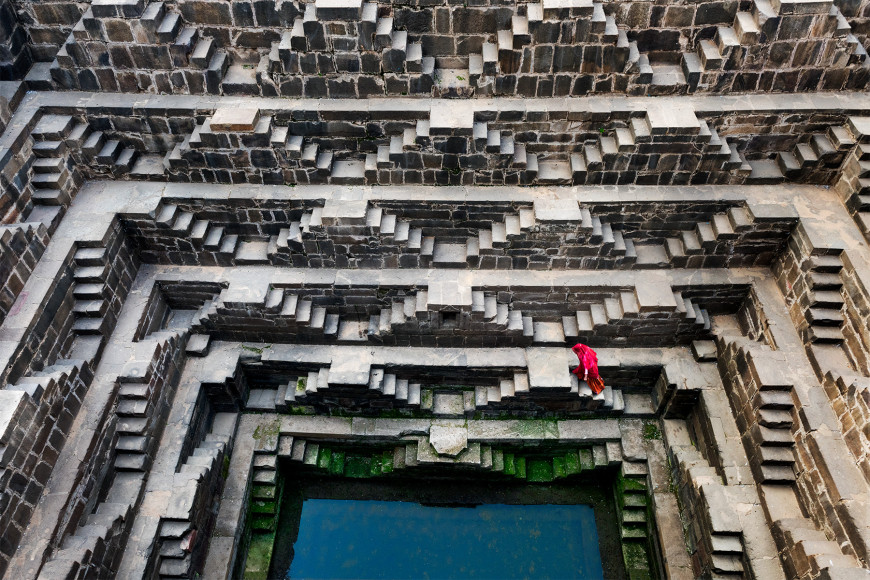 Ступенчатый колодец Чанд Баори, Индия