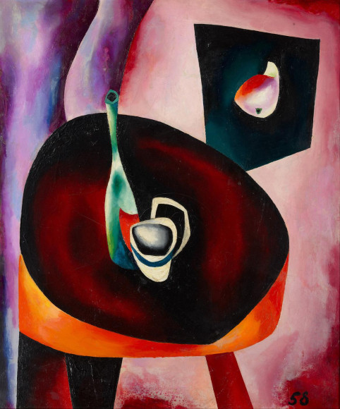 Олег Целков, «Два натюрморта», 1958