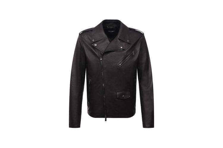 Кожаная куртка, 282 000 руб., Dolce & Gabbana