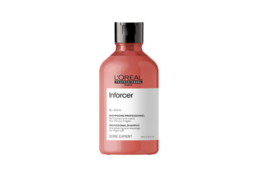 Шампунь для предотвращения ломкости волос Shampoo Serie Expert Inforcer, L'Oreal Professionnel, 1240 руб. («Золотое Яблоко»)