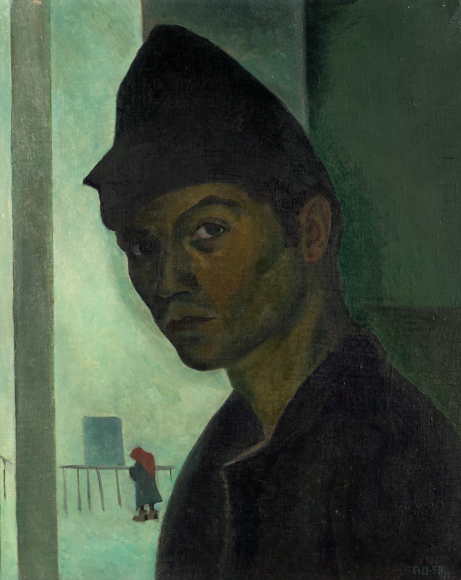 Д.Плавинский. Автопортрет, 1957