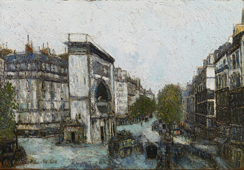 Морис Утрилло. «Ворота Сен-Мартен», 1908