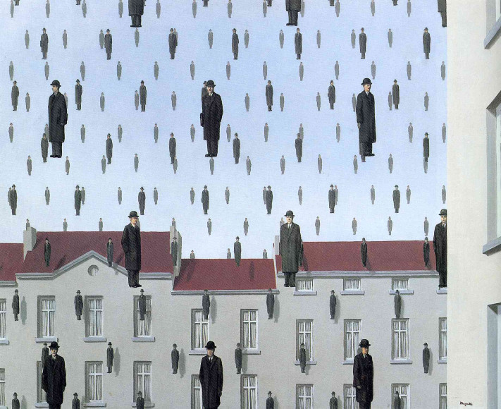 Рене Магритта. «Голконда»