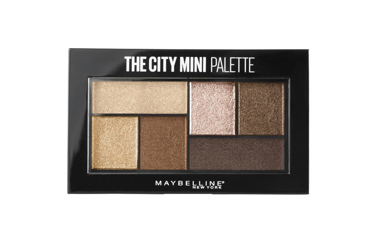Палетка теней для век The City Mini Palette, оттенок 400 Rooftop Bronzes, Maybelline