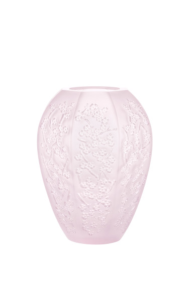 Ваза «Сакура», розовый хрусталь, 14 см, 57 400 руб., Lalique