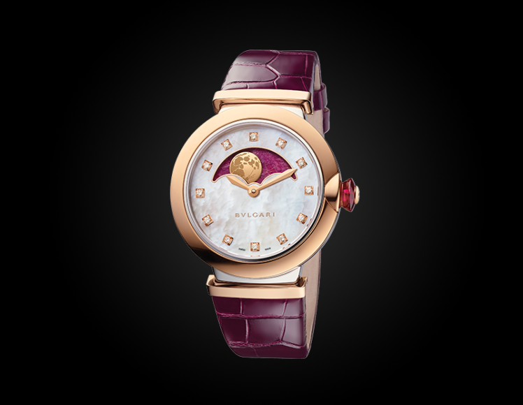 Lvcea Moon Phase, Bvlgari, сталь, розовое золото — ₽ 981 000