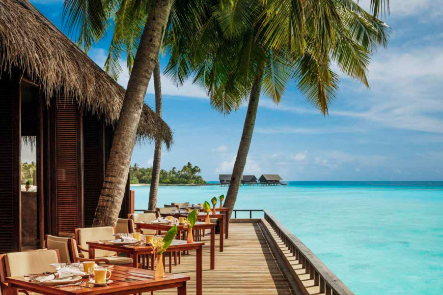 Ресторан Reethi Earth на курорте на курорте One&Only Reethi Rah (Мальдивы)