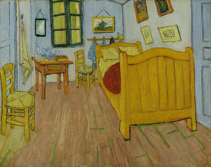 Винсент Ван Гог. «Спальня в Арле», 1888