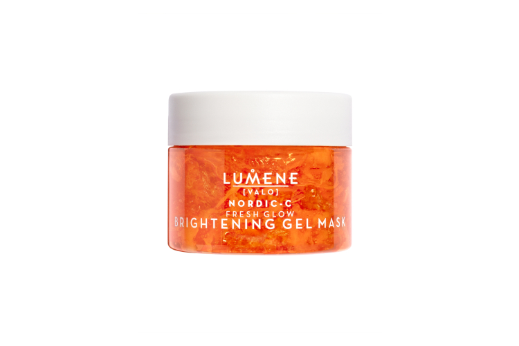 Маска, придающая сияние коже лица, с натуральными AHA-кислотами Nordic-C [Valo] Fresh Glow Brightening Gel Mask, Lumene
