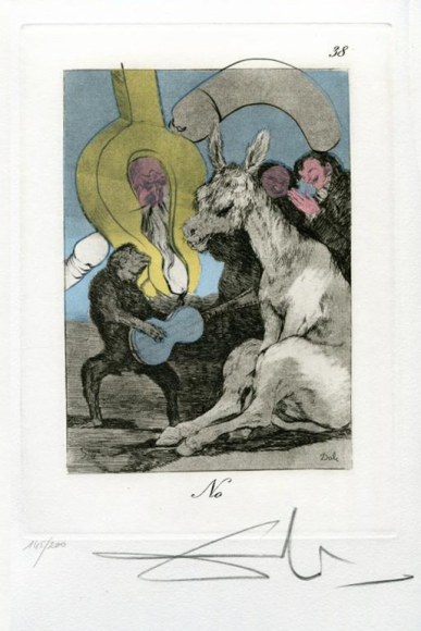Сальвадор Дали. Гравюра «Нет», 1977