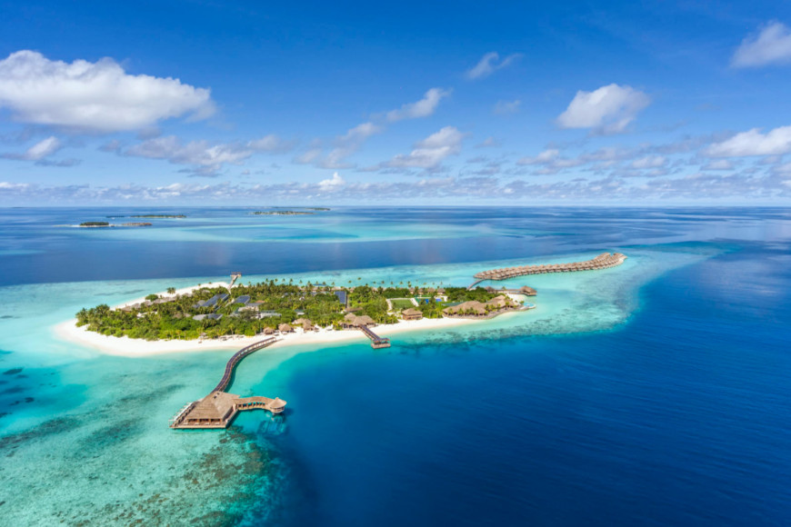 Панорамный вид Hurawalhi Maldives