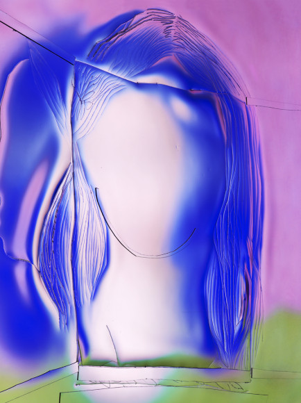 Манон Вертенброк, «Синий портрет», 2018