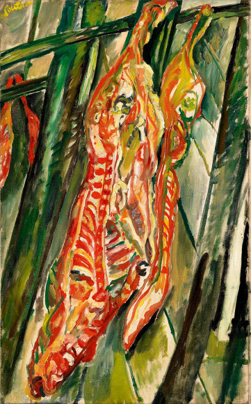 Хаим Сутин. «Бычья туша», 1920