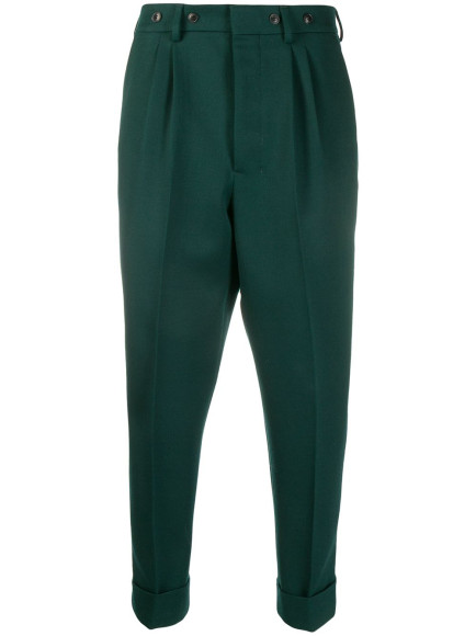 Брюки AMI Paris из шерсти, 30 809 руб. (farfetch.com)