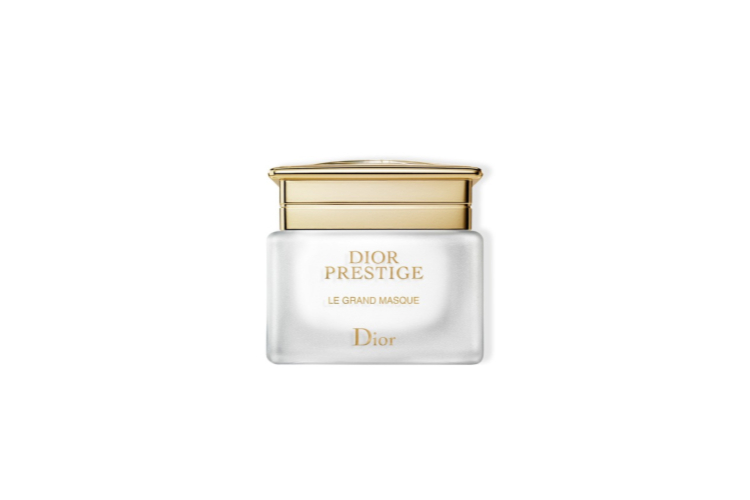 Маска Prestige Le Grand Masque, Dior на основе экстракта гранвильской розы активизирует клеточное дыхание, восстанавливая кислородный баланс кожи, стимулирует кровообращение и транспортировку кислорода. После использования кожа выглядит свежей, гладкой и упругой, а контур лица становится четким