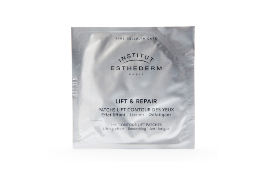 Лифтинговые патчи для глаз Lift & Repair, Institut Esthederm, NAOS заметно уменьшают отечность, подтягивают кожу и разглаживают мелкие морщины за счет трех запатентованных компонентов. «Клеточная вода» активирует клеточную энергию и оптимизирует функционал клеток, комплекс Time control system замедляет процесс старения и оптимизирует выработку энергии, а комплекс Repair technology оказывает глубокое регенерирующее действие, восстанавливает структуру кожи, способствует клеточному обновлению. Лифтинг-технология на основе экстракта ядер овса разглаживает микрорельеф кожи и укрепляет ее структуру