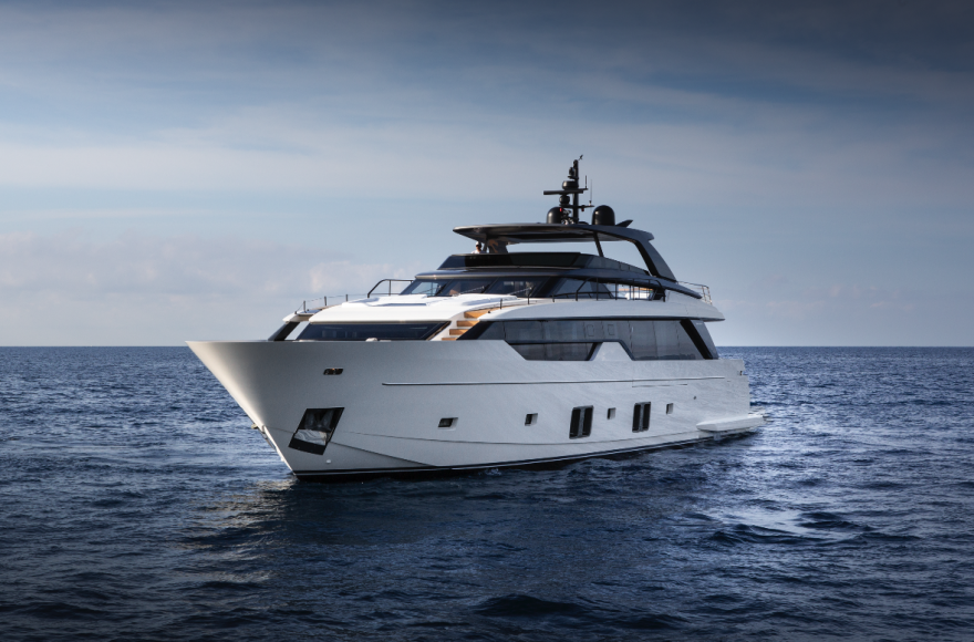 Модель яхты Sanlorenzo SL102 Asymmetric