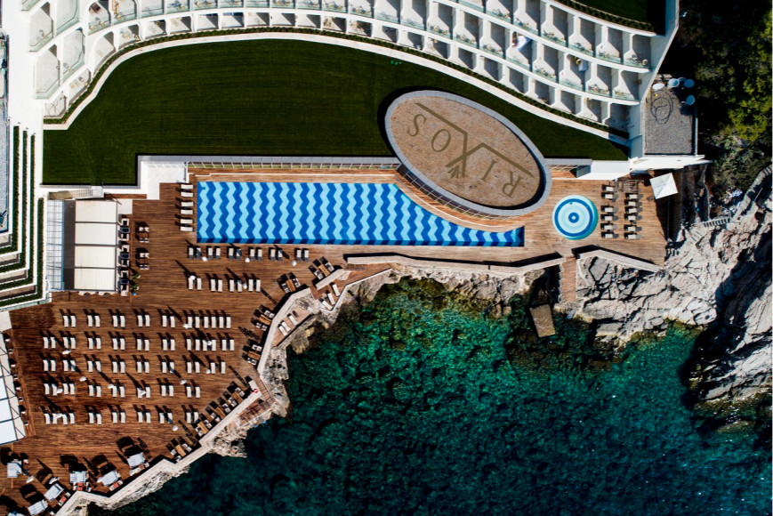 Вид на отель RIXOS Premium Dubrovnik