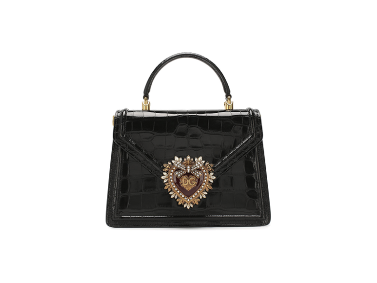 Dolce & Gabbana Devotion из кожи аллигатора, 1 305 000 руб. (Третьяковский проезд, ЦУМ)
