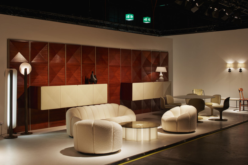 Мебель Пьера Полена — стенд галереи Jousse Enterprise на ярмарке Design Miami/Basel
