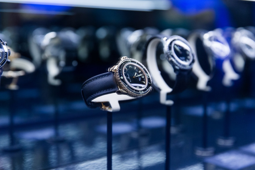 Выставка дайверских часов швейцарского дома Blancpain