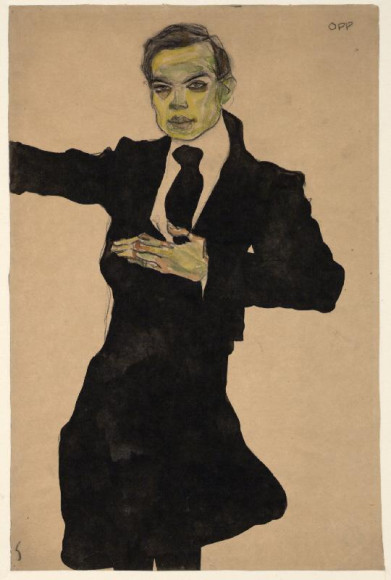 Эгон Шиле. «Художник Макс Оппенгеймер», 1910